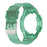 For Samsung Galaxy Watch4 Classic 46mm Silicone Watch Band Ajustable Strap with Integrated Watch Case - Transparent Green - 3