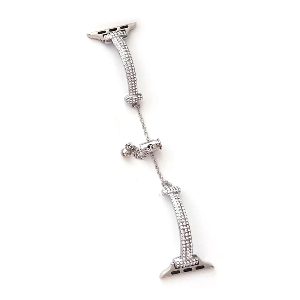 Watch Strap for Apple Watch Series 11 10 42mm / 9 8 7 41mm / SE3 SE2 SE 6 5 4 40mm / 3 2 1 38mm Watch Band Bracelet Strap - Silver - 1