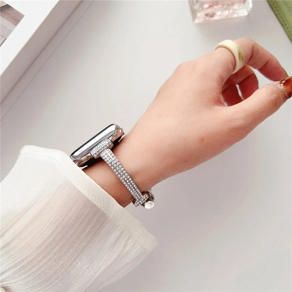 Watch Strap for Apple Watch Series 11 10 42mm / 9 8 7 41mm / SE3 SE2 SE 6 5 4 40mm / 3 2 1 38mm Watch Band Bracelet Strap - Silver - 4