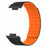 For Huawei Watch Fit 2 Magnetic Watch Strap Silicone Adjustable Wristband - Black+Orange - 3