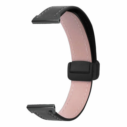 For Keep B4 / Huawei Watch Fit mini / Talkband B6 / B3 Watch Band 16mm Magnetic Buckle Bracelet  - Black - 1