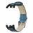 For Xiaomi Smart Band 9 NFC / 9 / 8 NFC / 8 Strap Denim Texture Cowhide Leather Band - Blue - 2