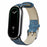 For Xiaomi Smart Band 9 NFC / 9 / 8 NFC / 8 Strap Denim Texture Cowhide Leather Band - Blue - 4