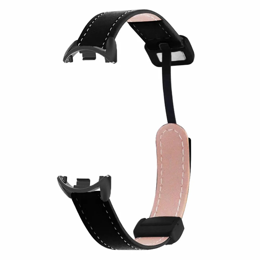 For Xiaomi Smart Band 9 NFC / 9 / 8 NFC / 8 Watch Band  Folding Buckle Sport Strap with Black Connector - Black - 3