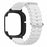 For Honor Watch 4 Wrist Strap Replacement Silicone Band with Watch Case - White - 2