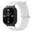 For Honor Watch 4 Wrist Strap Replacement Silicone Band with Watch Case - White - 3