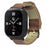 Retro PU Leather Watch Band for Honor Watch 4 Replacement Strap with PC Watch Case - Brown - 2