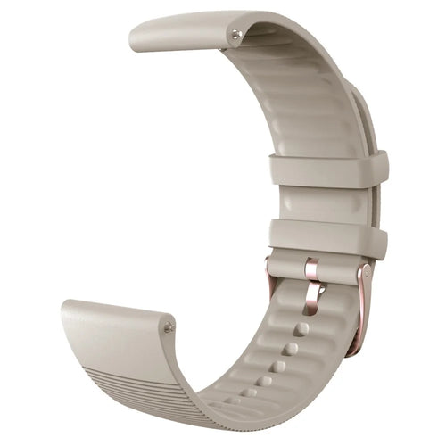 For Huami Amazfit GTS3 Solid Color Wrist Band Adjustable Silicone Watch Strap - Grey - 1