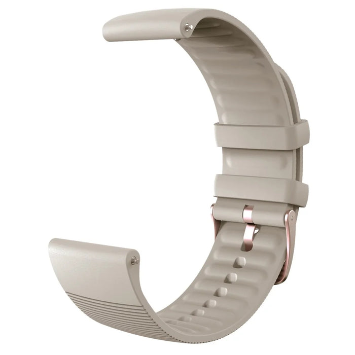 For Huami Amazfit GTS3 Solid Color Wrist Band Adjustable Silicone Watch Strap - Grey - 1