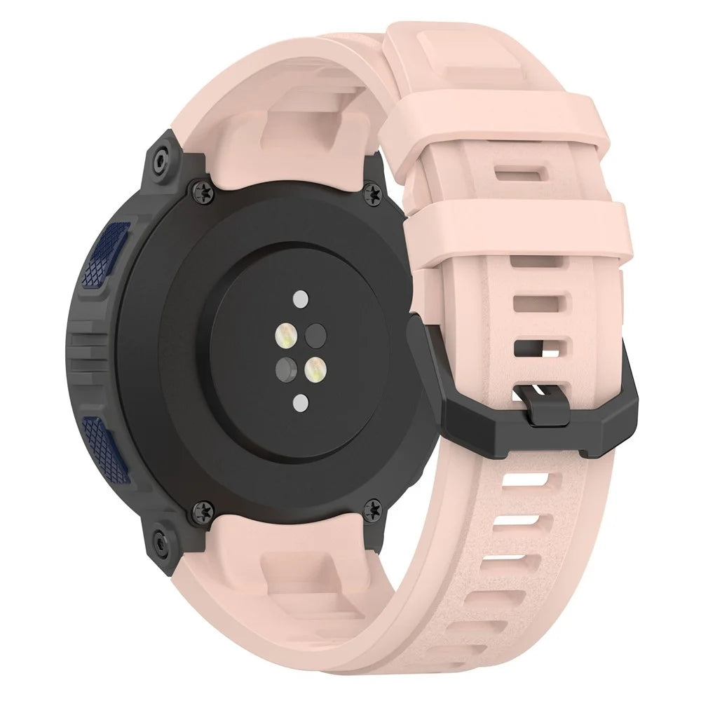 For Huami Amazfit Active Edge A2212 Replacement Wrist Band Soft Silicone Watch Strap - Pink - 1