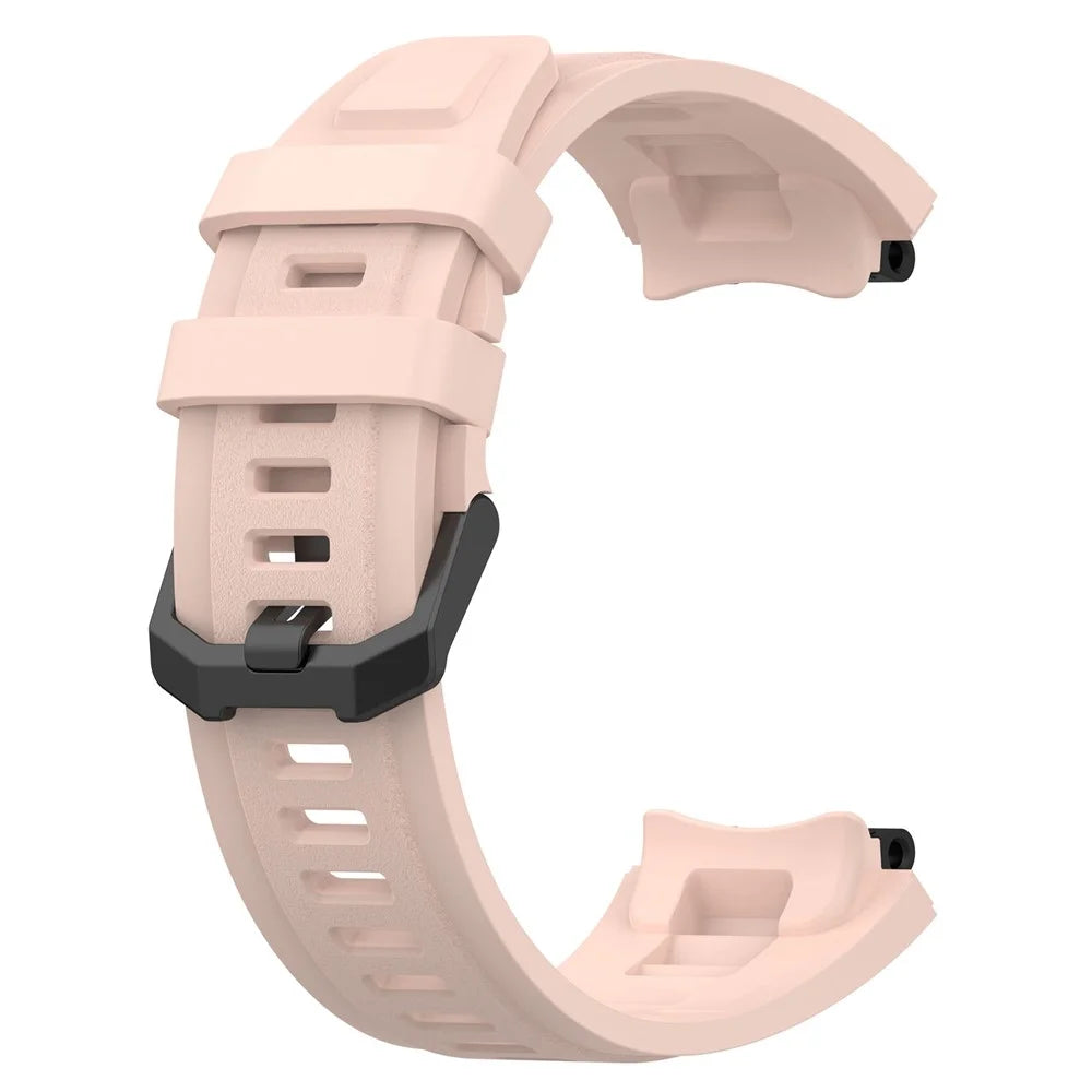 For Huami Amazfit Active Edge A2212 Replacement Wrist Band Soft Silicone Watch Strap - Pink - 3