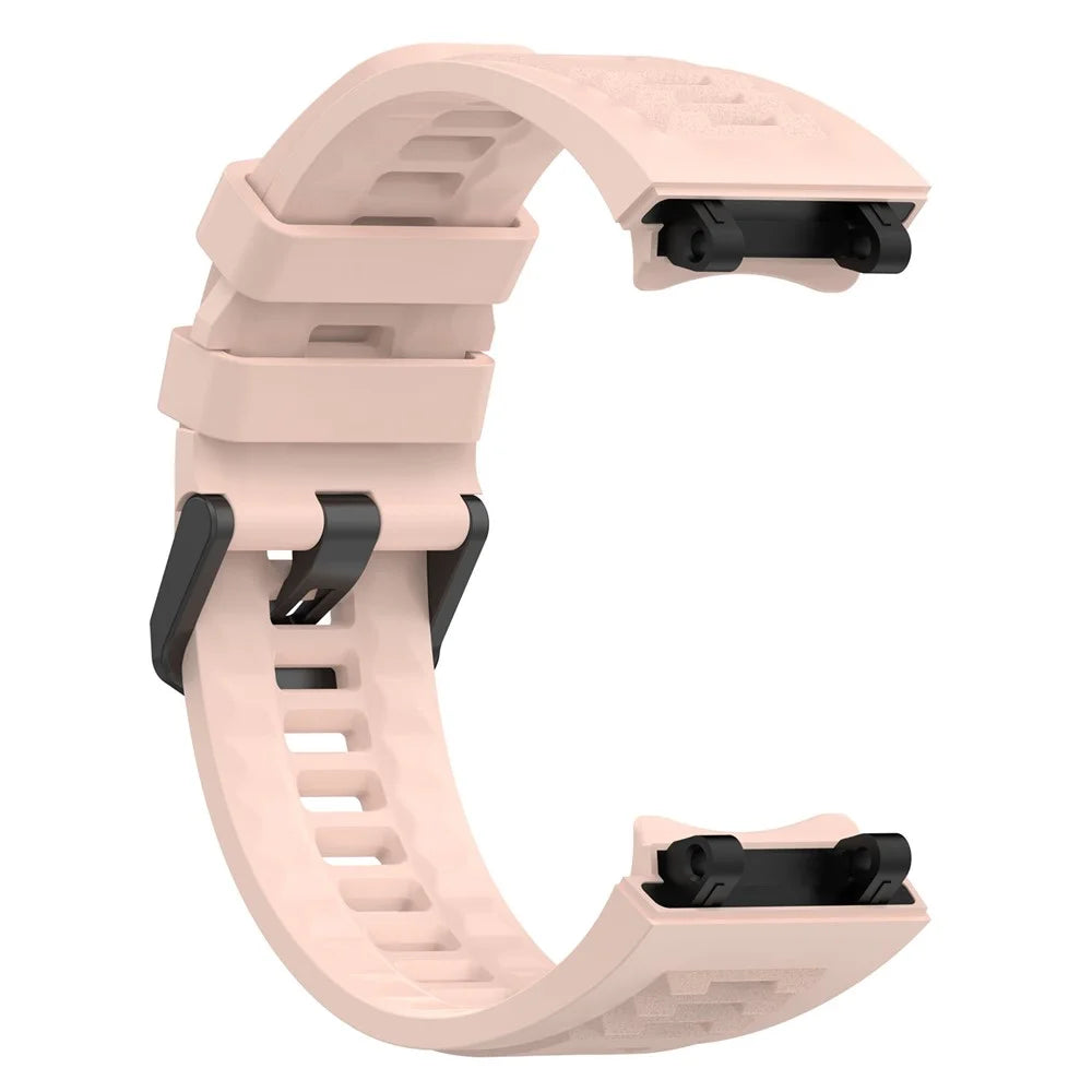 For Huami Amazfit Active Edge A2212 Replacement Wrist Band Soft Silicone Watch Strap - Pink - 4