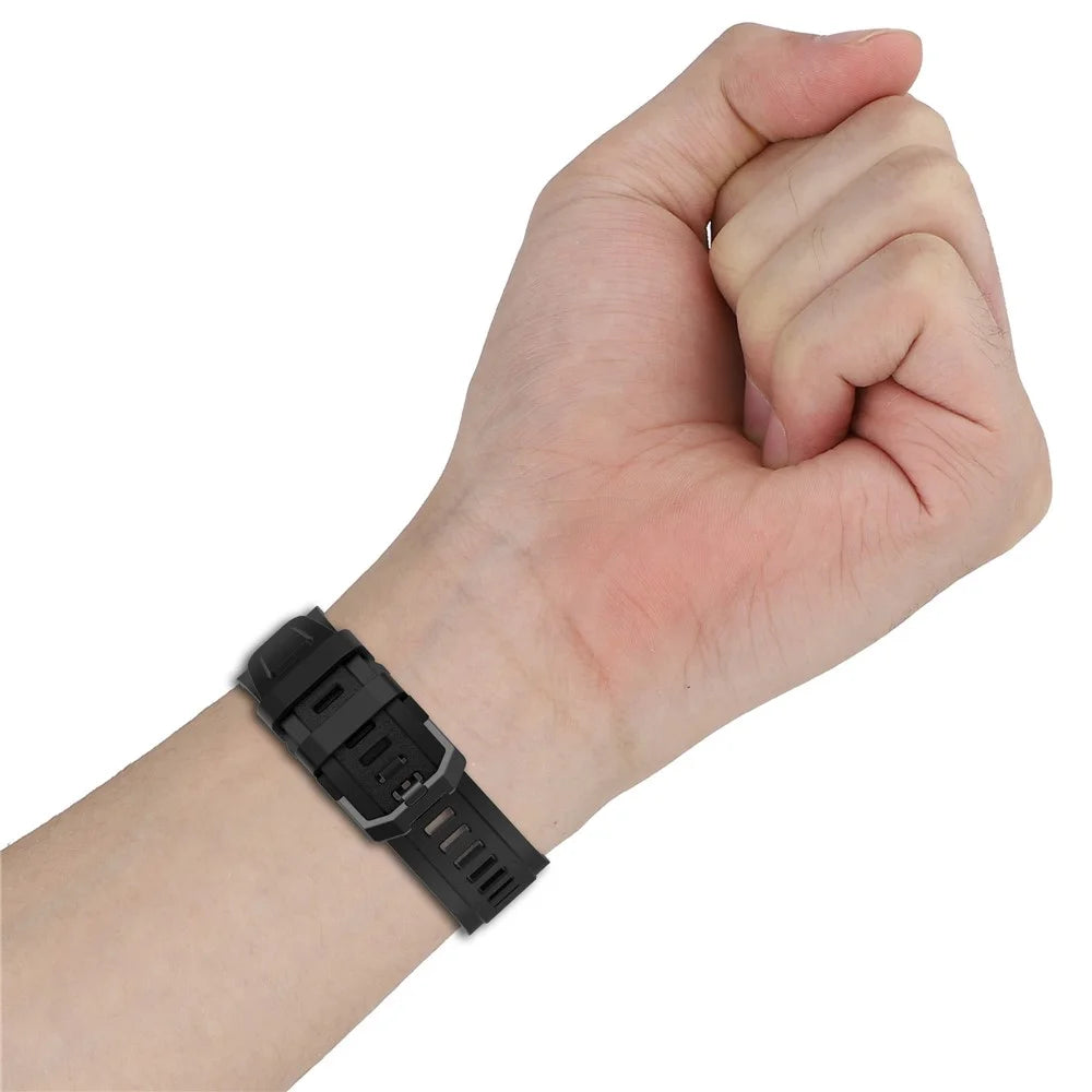 For Huami Amazfit Active Edge A2212 Replacement Wrist Band Soft Silicone Watch Strap - Pink - 7