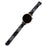 18mm Universal Wrist Watch Band Canvas Strap Replacement with Magnetic Buckle - Black+Grey - 1
