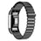 For Fitbit Charge 2 Electroplating Color Easy Adjustment Stainless Steel Watch Strap - Black - 1