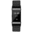 For Fitbit Charge 2 Electroplating Color Easy Adjustment Stainless Steel Watch Strap - Black - 3