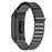 Stainless Steel Watch Strap for Fitbit Charge 3 / 4 / 3 SE Electroplating Color Wrist Band - Black - 1