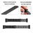Stainless Steel Watch Strap for Fitbit Charge 3 / 4 / 3 SE Electroplating Color Wrist Band - Black - 4