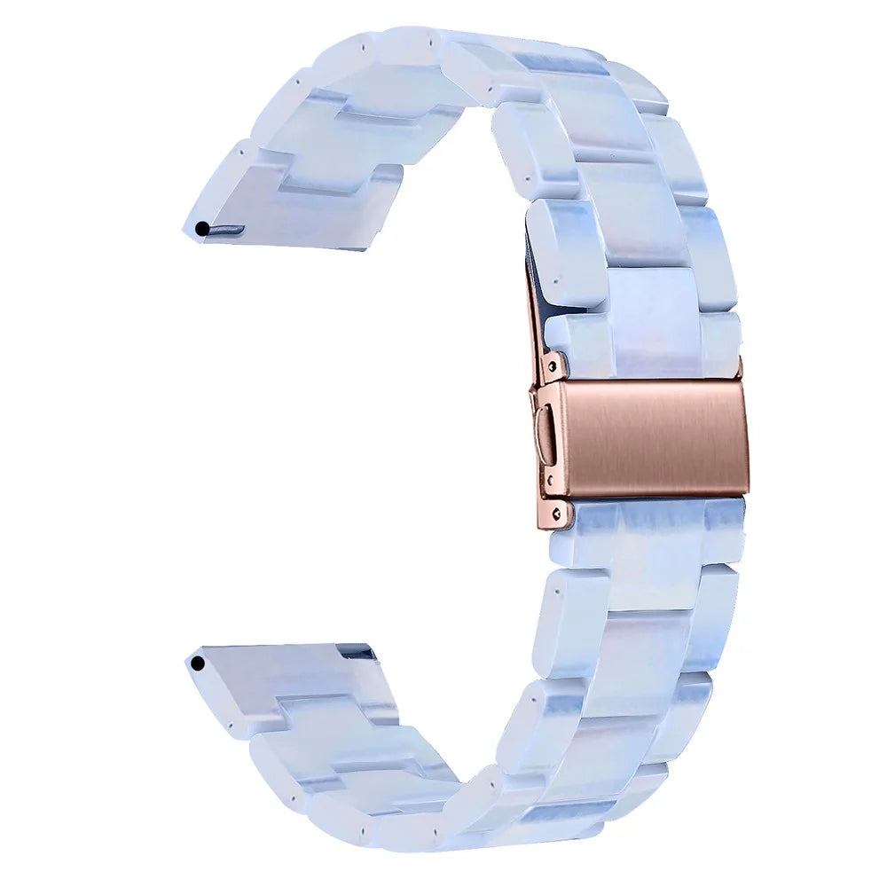 For Misfit Vapor Resin Watch Strap Replacement Waterproof Watch Band - Baby Blue - 1