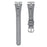 For Garmin Forerunner 645  /  645 Music Watchband Genuine Cow Leather Wrist Strap (Silver Connector) - Grey - 1