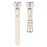 For Garmin Vivomove / Vivomove HR Watch Band Replacement Genuine Cow Leather Strap with Silver Buckle - Apricot - 1
