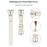 For Garmin Vivomove / Vivomove HR Watch Band Replacement Genuine Cow Leather Strap with Silver Buckle - Apricot - 2