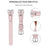 For Huami Amazfit Cheetah Pro Replacement Strap Shine Rhinestone Genuine Cow Leather Watch Band with Silver Buckle - Pink - 2