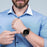 For Google Pixel Watch 4 41mm / Watch 3 41mm / Watch 2 / Watch Crown Rhinestone Decor Genuine Cow Leather Wrist Band Strap (Black Buckle) - Brown - 7
