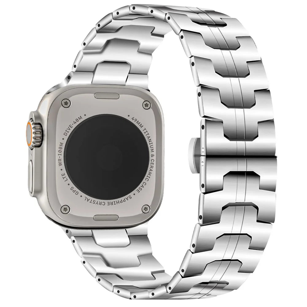 Stainless Steel Watch Band for Apple Watch Series 11 10 42mm / 9 8 7 41mm / SE3 SE2 SE 6 5 4 40mm / 3 2 1 38mm Watch Strap - Silver - 1