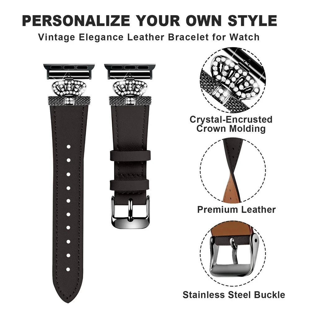 For Apple Watch Ultra 3 2 1 49mm / Series 11 10 46mm / 9 8 7 45mm / SE3 SE2 SE 6 5 4 44mm / 3 2 1 42mm Watch Band with Black Buckle - Black - 5