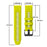For Garmin Fenix 7 Pro 47mm / Fenix 7 Silicone Watch Bands Dual-Color Replacement Strap - Lime+Black - 5