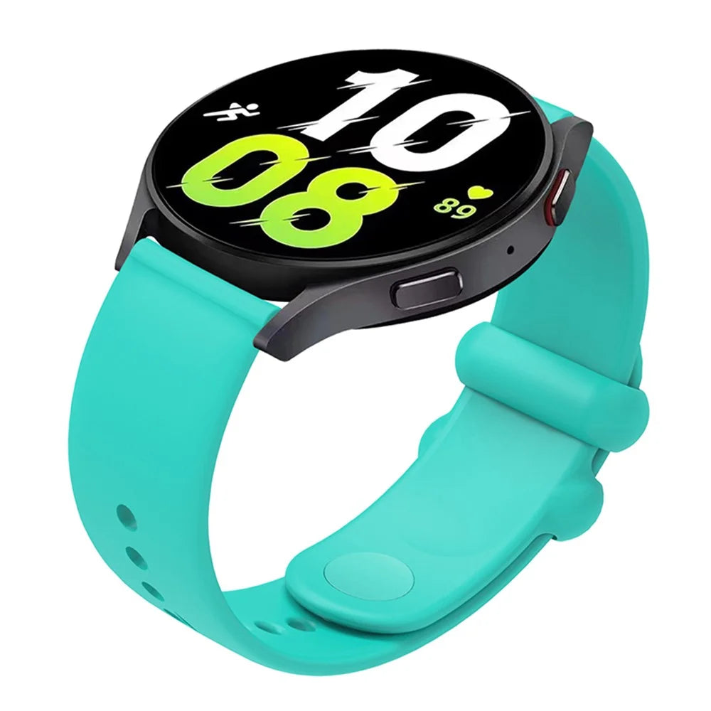 For Garmin Venu 3S / Forerunner 265S Watch Strap 18mm Silicone Replacement Watch Bands - Mint Green - 2
