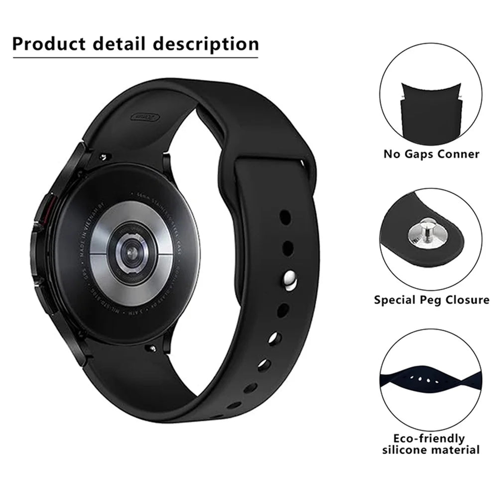 KALEBOL KLB-DKGJ-001 For Samsung Galaxy Watch FE 40mm / Watch6 / Watch6 Classic / Watch5 Silicone Watch Band Adjustable Strap - Wine Red - 5