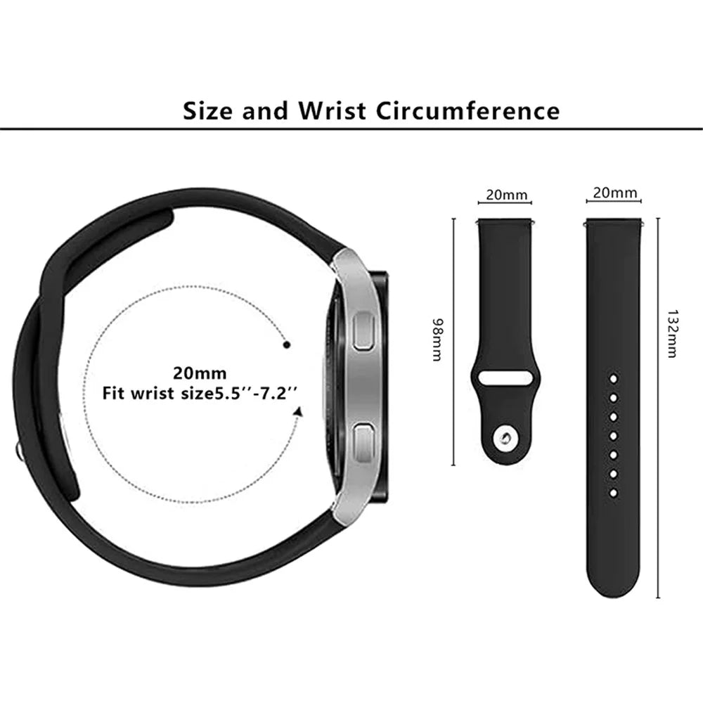 KALEBOL KLB-DKGJ-001 For Samsung Galaxy Watch6 Classic 47mm 43mm Watch Band 20mm Silicone Strap - Wine Red - 6