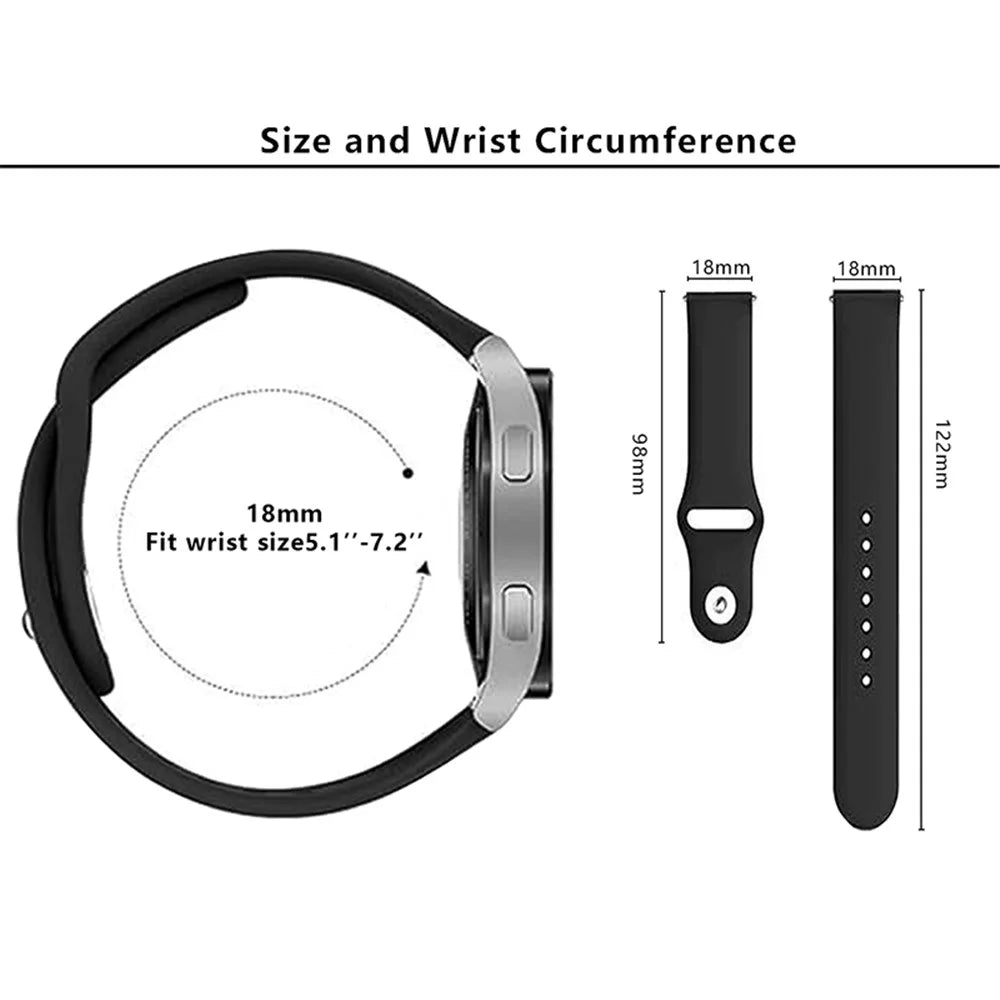 KALEBOL KLB-DKGJ-001 For Huawei Watch GT 4 41mm / Garmin Venu 3S 18mm Silicone Band Watch Strap - White - 6