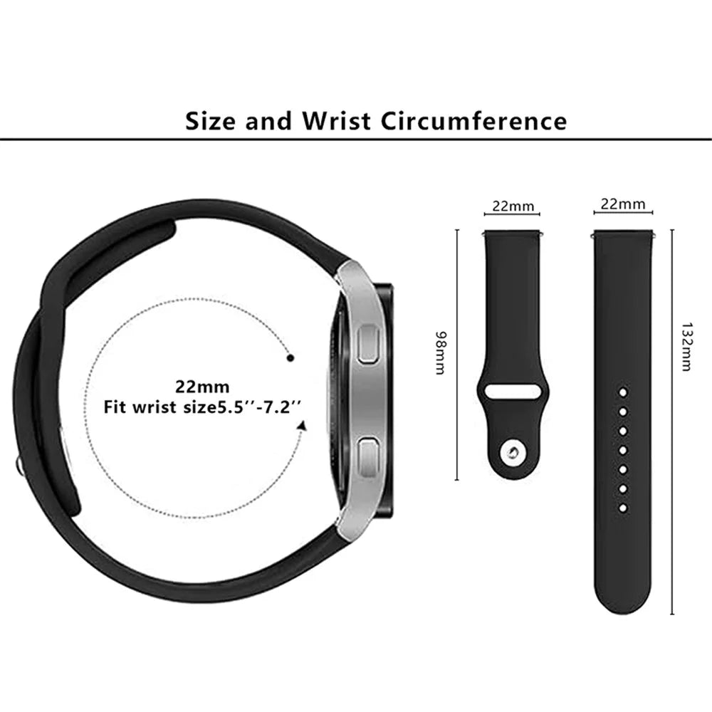 KALEBOL KLB-DKGJ-001 For Samsung Galaxy Watch3 45mm / Garmin Venu 3 Watch Strap 22mm Silicone Band - Lake Green - 6