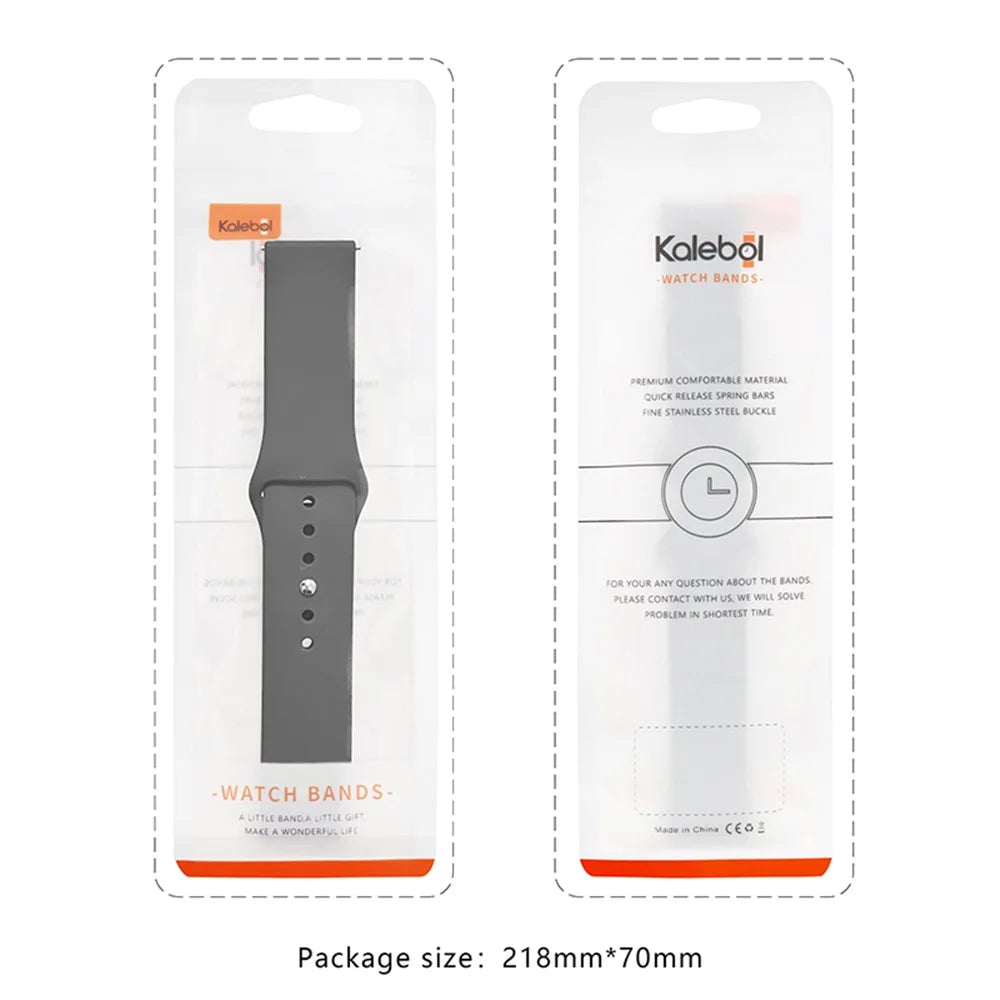 KALEBOL KLB-DKGJ-001 For Samsung Galaxy Watch3 45mm / Garmin Venu 3 Watch Strap 22mm Silicone Band - Lake Green - 7