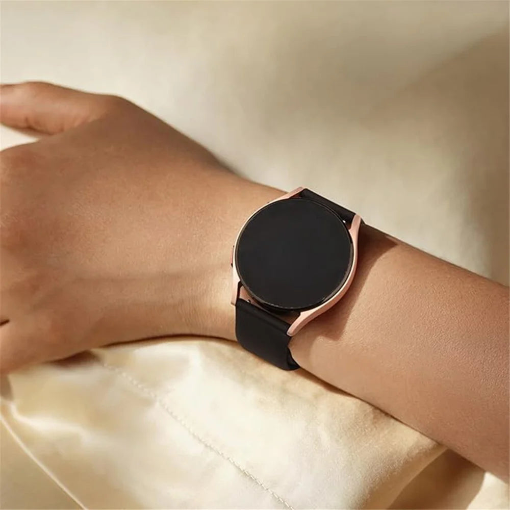 KALEBOL KLB-HDKGJ-001 For Samsung Galaxy Watch3 45mm Silicone Band 22mm Watch Strap with Butterfly Buckle - Pink - 4