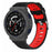 For Huami Amazfit Active Edge A2212 Wrist Band Replacement Dual Color Watch Strap - Black+Red - 2