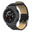 For Huami Amazfit Active Edge A2212 Watch Strap Cow Leather Replacement Wrist Band - Black - 2