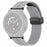 For Huami Amazfit Active Edge A2212 Watch Band Silicone Wrist Strap with Magnetic Folding Buckle - Grey - 1