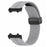 For Huami Amazfit Active Edge A2212 Watch Band Silicone Wrist Strap with Magnetic Folding Buckle - Grey - 3