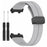 For Huami Amazfit Active Edge A2212 Watch Band Silicone Wrist Strap with Magnetic Folding Buckle - Grey - 4