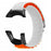 For Sunnto Ambit 3 / Ambit 3 Sport / Ambit 3 Run Peak Loop Nylon Bands Sport Nylon Replacement Strap - White+Orange - 1