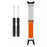 For Sunnto Ambit 3 / Ambit 3 Sport / Ambit 3 Run Peak Loop Nylon Bands Sport Nylon Replacement Strap - White+Orange - 3