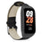 For Xiaomi Smart Band 8 Active Watch Band Bamboo Texture Wrist Strap with Watch Case - Black - 1