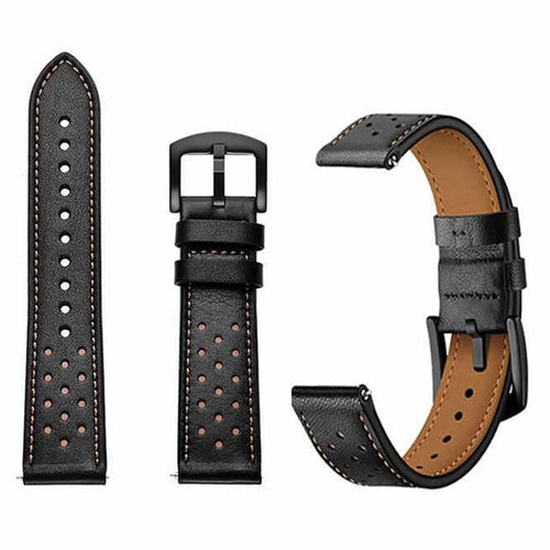 For Apple Watch Ultra 3 2 1 49mm / Series 11 10 46mm / 9 8 7 45mm / SE3 SE2 SE 6 5 4 44mm / 3 2 1 42mm Silicone+Leather Wrist Strap - Black - 1