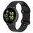 For Coros Pace 3 / Apex 46mm / Apex Pro Silicone Band 22mm Leopard Texture Watch Strap - Black - 3