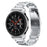 For Huawei Watch GT 4 46mm Watch Band Three Beads Stainless Steel Strap Replacement - Silver - 2