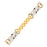 For Huami Amazfit Cheetah Pro Rhinestone Decor Resin Strap Stylish Smartwatch Wrist Band - Gold / Nougat - 1
